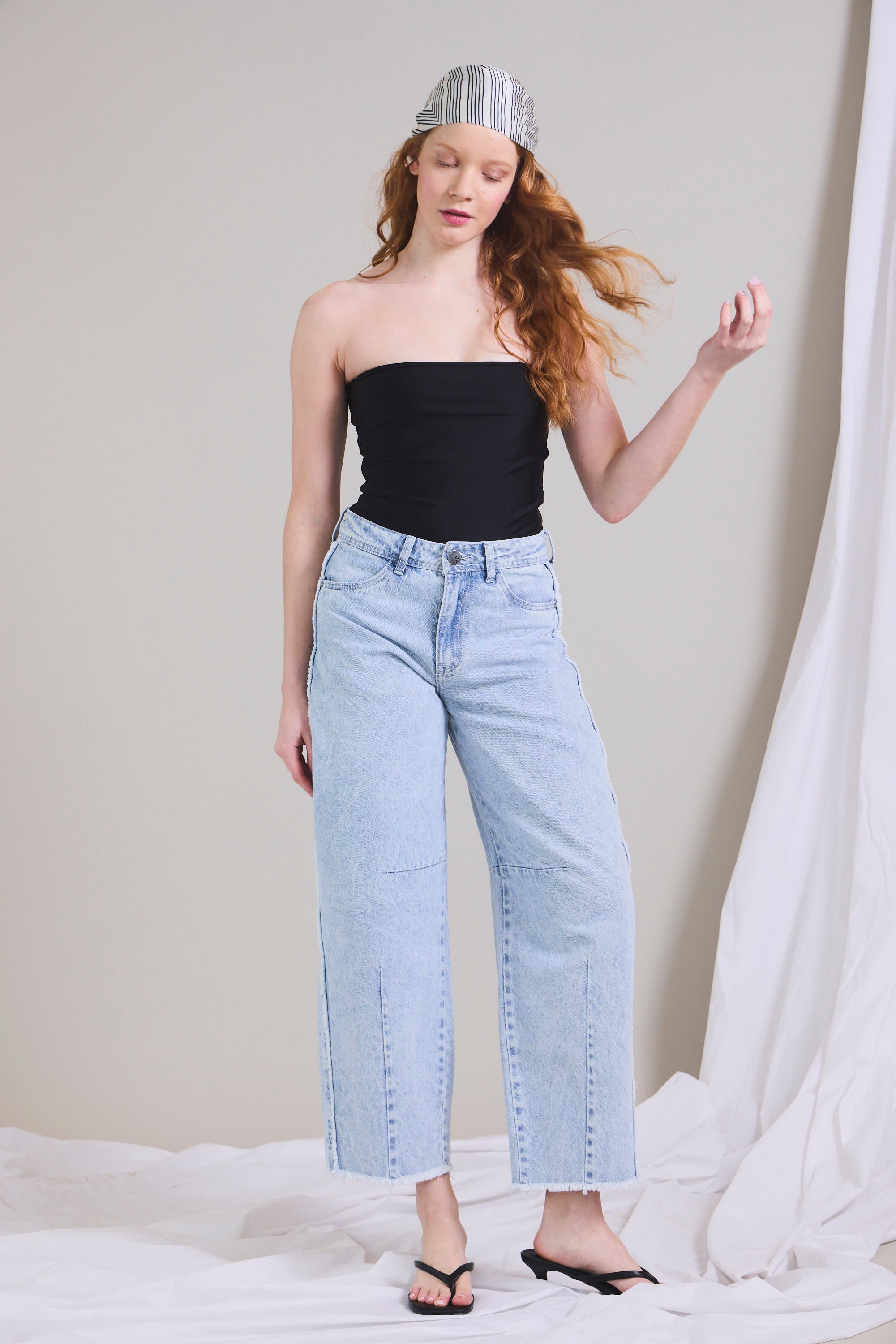 Jeans Barrel Aria Celeste